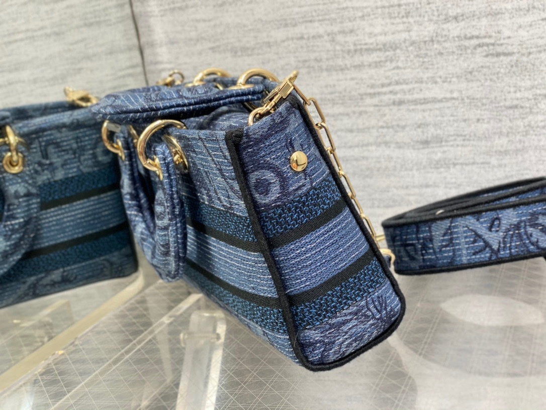 CD Denim Blue Tiger 26 Lady D-Joy Bag Canvas 336633 mysite