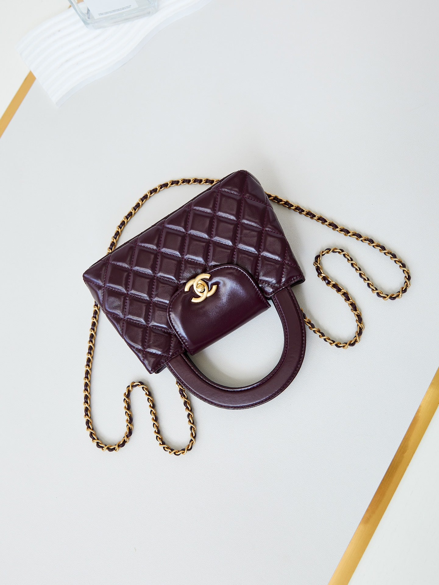 cc 24a nano 19cm kelly shopper bag cherry red lambskin mysite