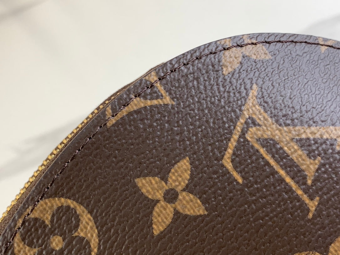 COSMETIC POUCH 22 IN BROWN MONOGRAM CANVAS mysite