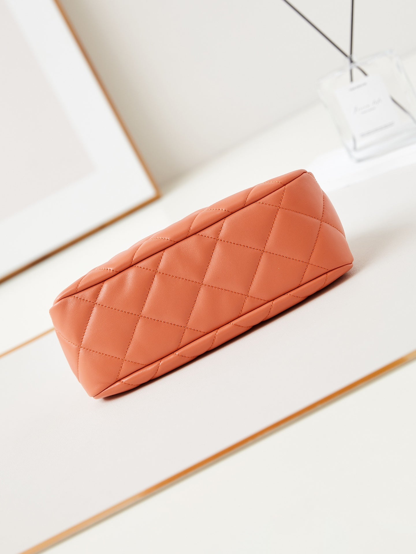 24a clutch 24cm orange lambskin gold hardware mysite