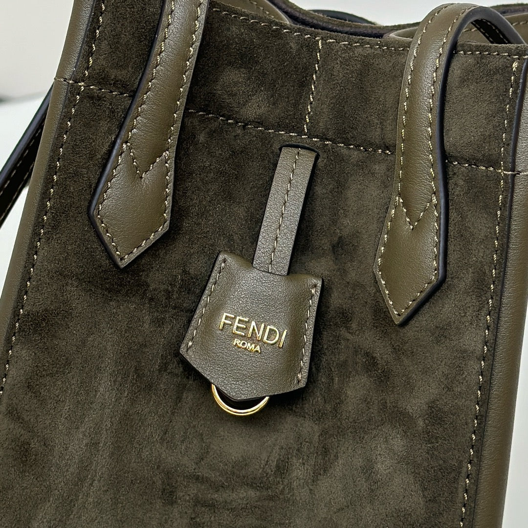 ORIGAMI MINI 19 IN ARMY GREEN LAMBSKIN AND SUEDE mysite