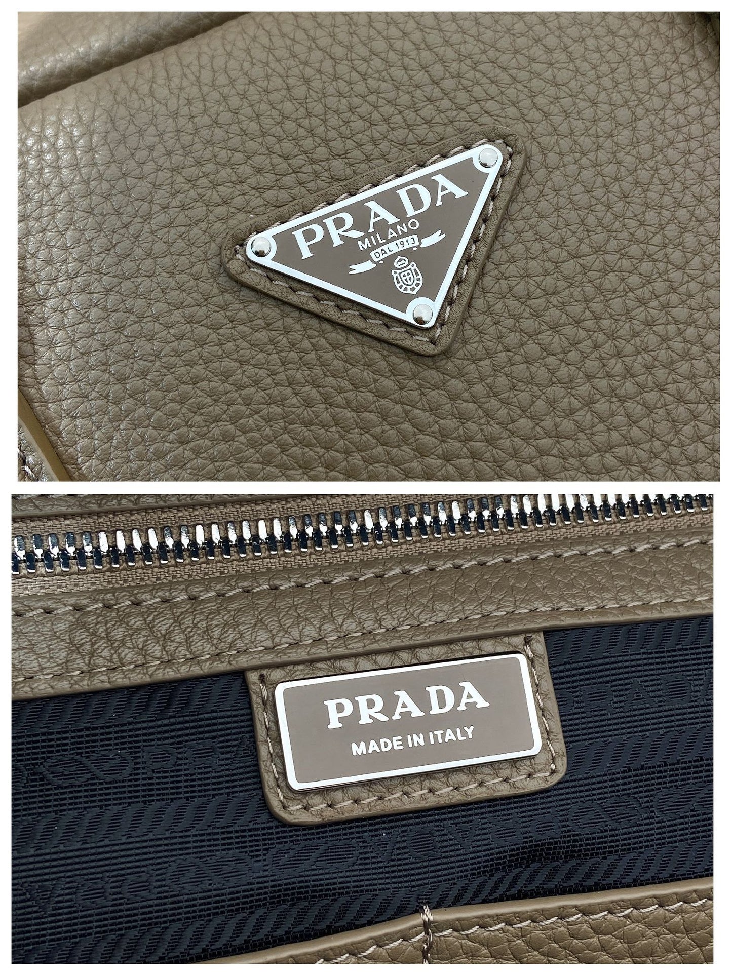 BRIEFCASE 40 IN DRIED MOSS GRAINED CALFSKIN mysite