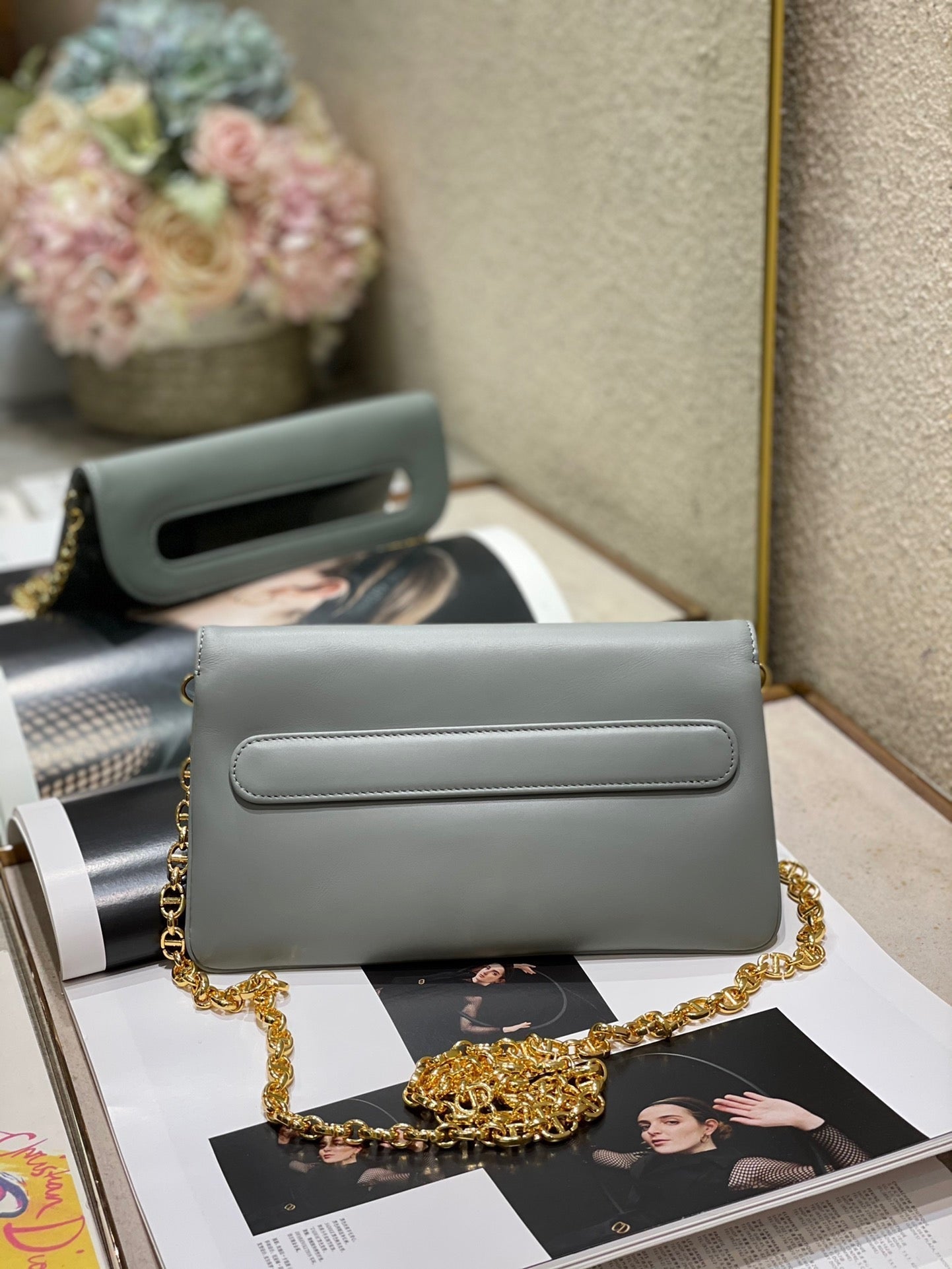 CD Diordouble Bag Blue Calfskin 336780 mysite
