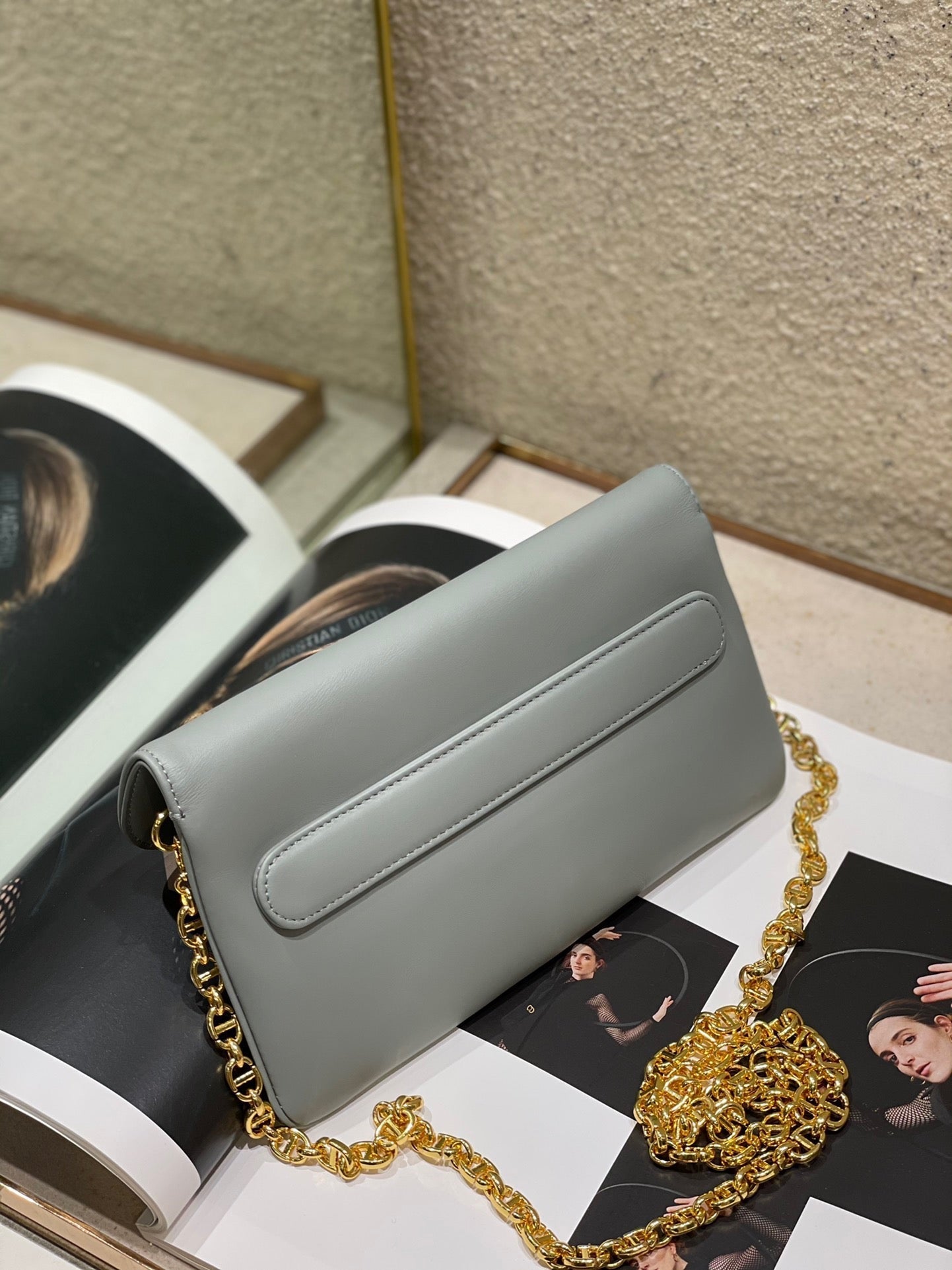 CD Diordouble Bag Blue Calfskin 336780 mysite