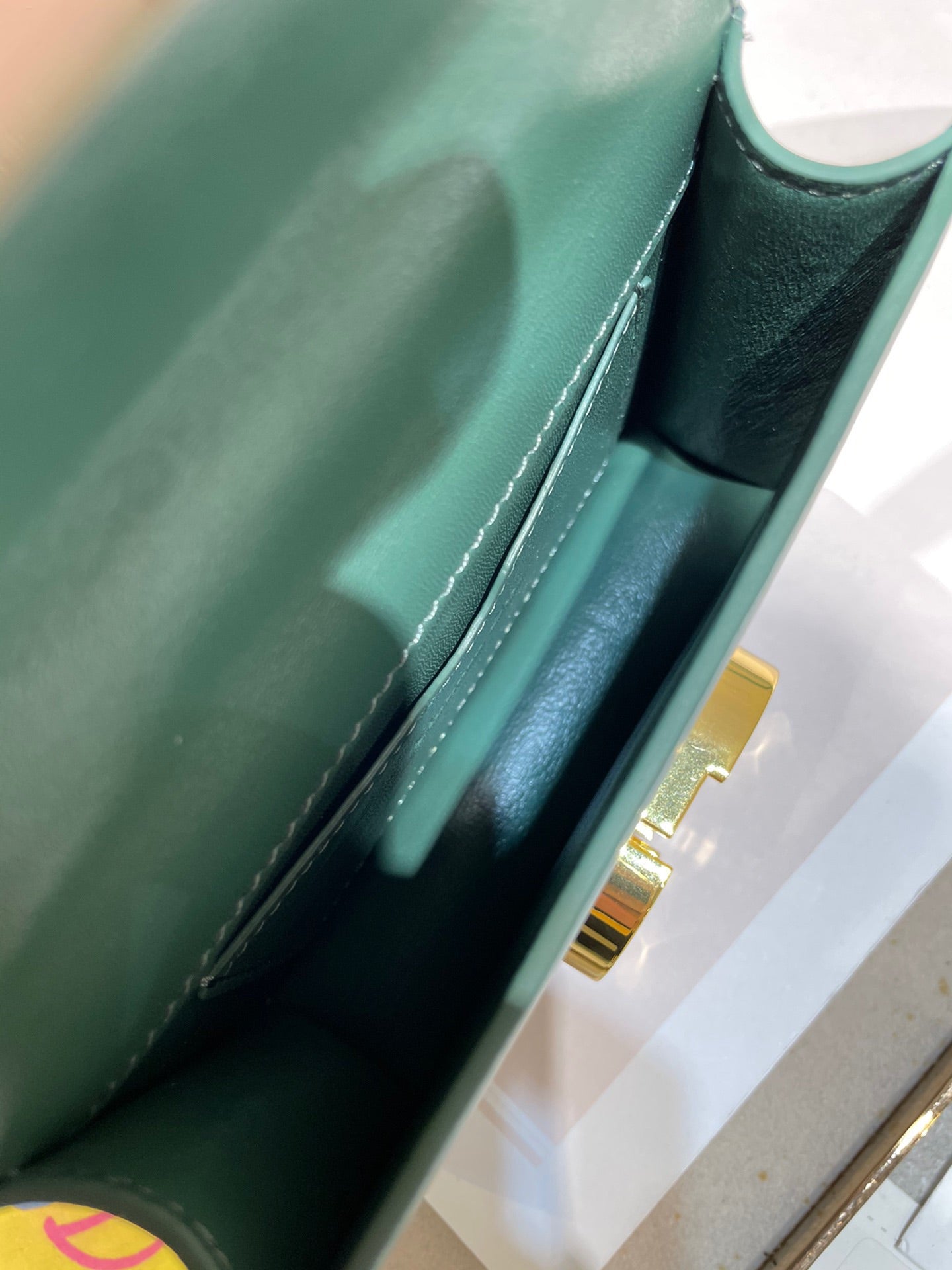 CD Montaigne Bag Green Calfskin 336839 mysite