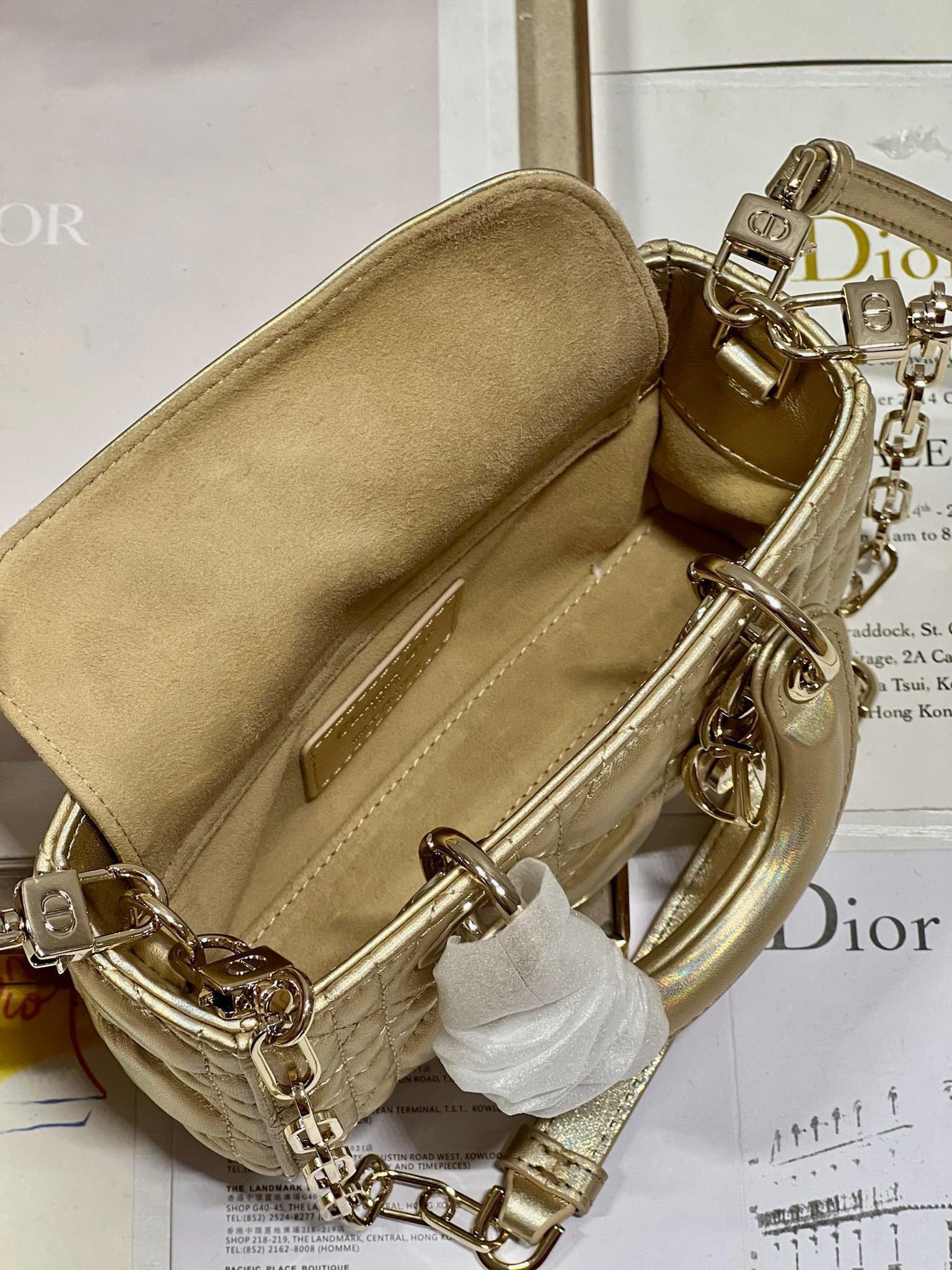 CD Lady D-Joy 16 Gold Lambskin 336621 mysite