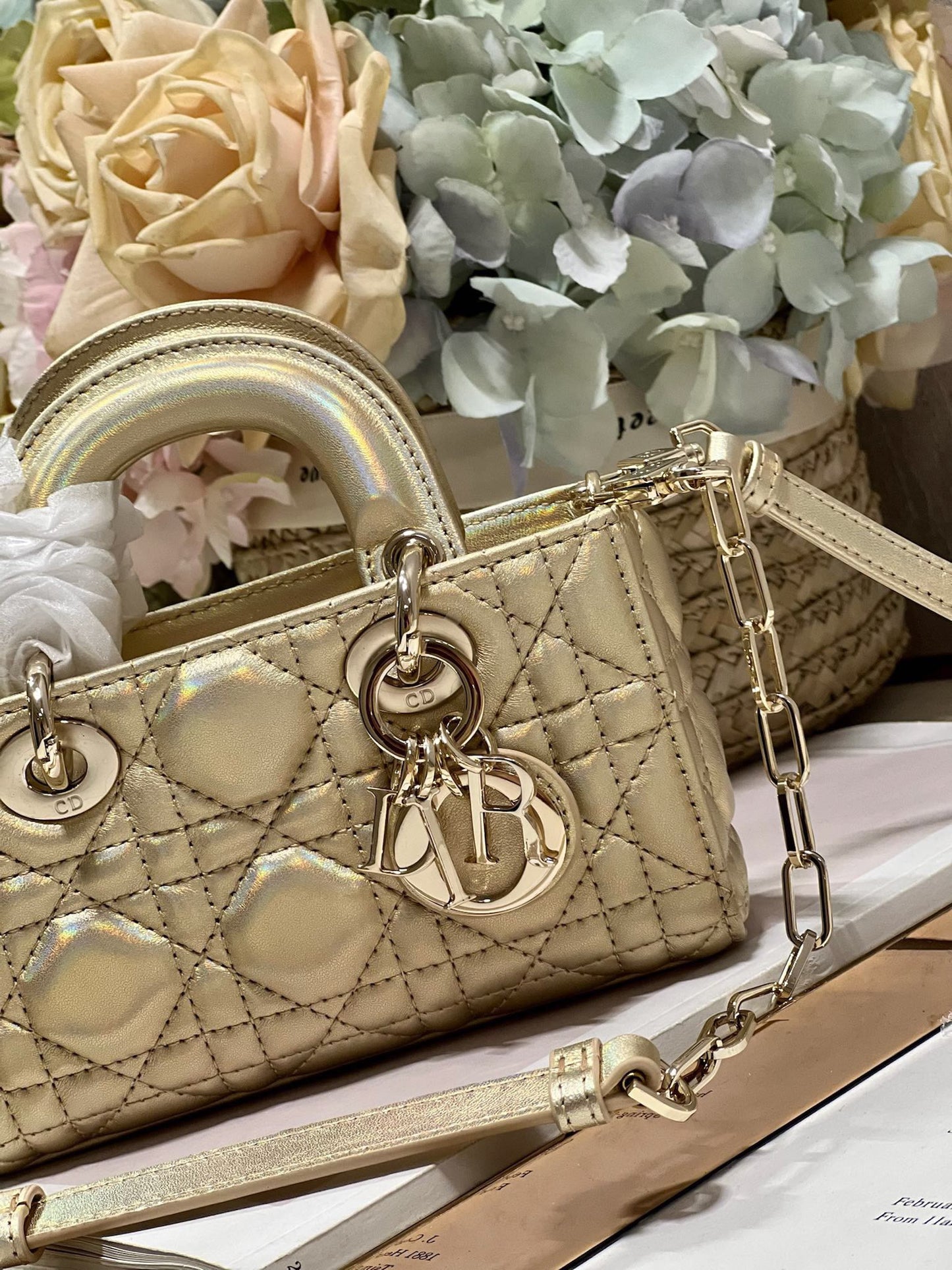 CD Lady D-Joy 16 Gold Lambskin 336621 mysite