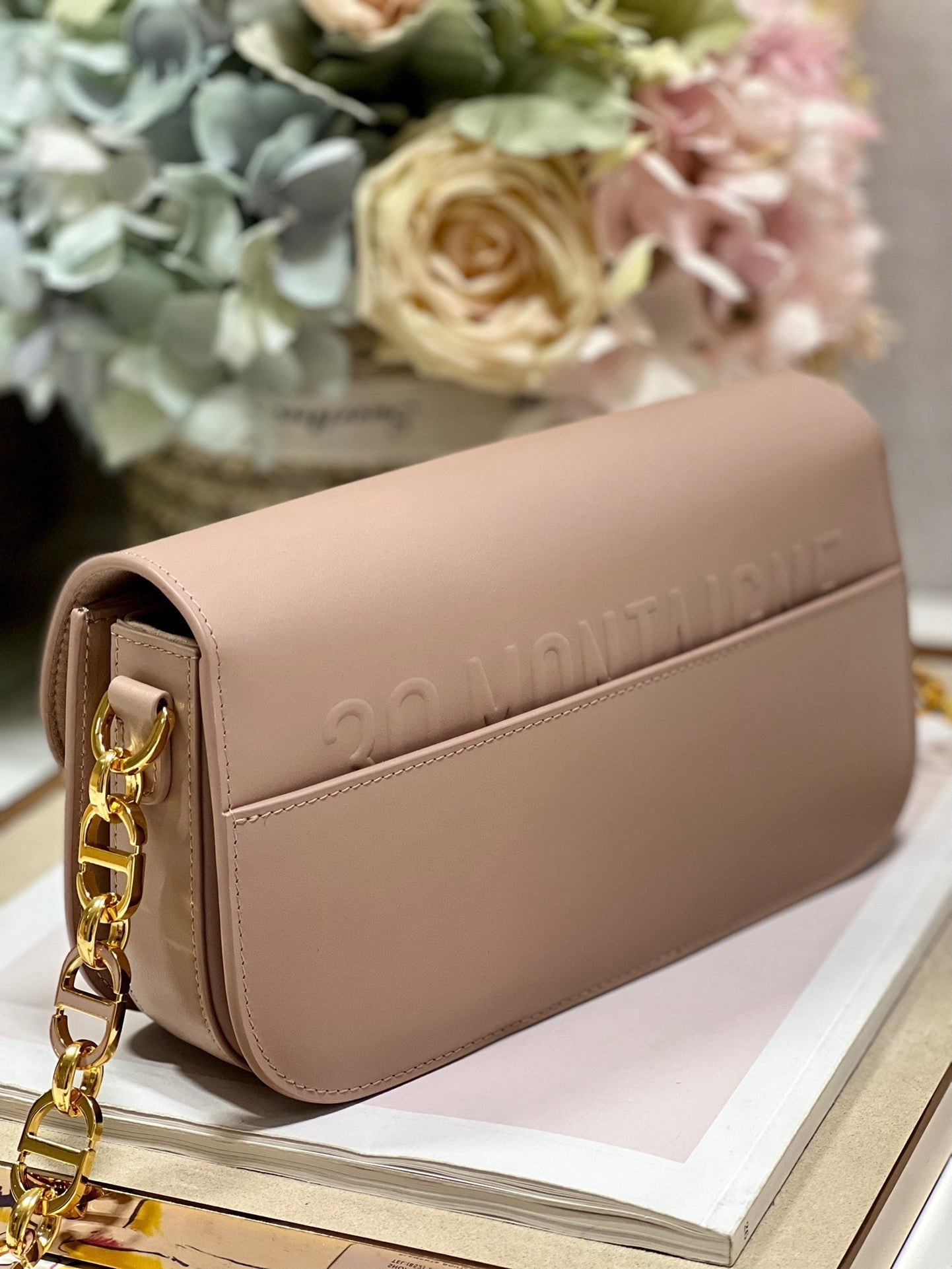 CD Montaigne Avenue Bag Pink Calfskin 336845 mysite