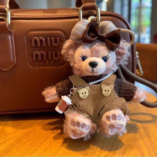 Limited Edition Sherry May Plush Keychain - Luxe Teddy Bear Bag Charm for Designer Handbags mysite