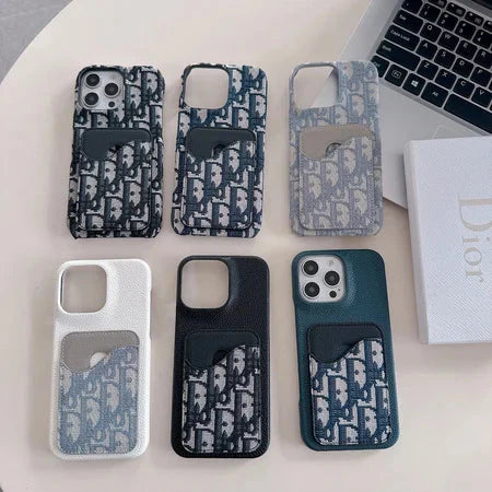 Dior Luxury iPhone Case Card Slots mysite