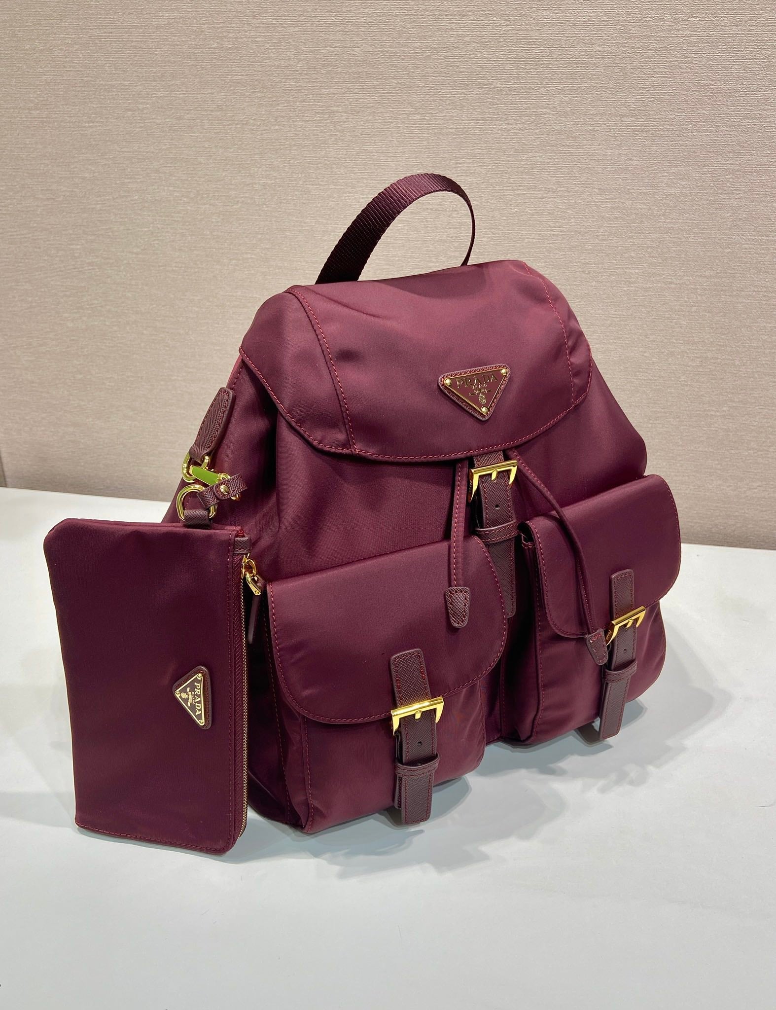 PRA Backpack 32 burgundy nylon fabric 280832 mysite