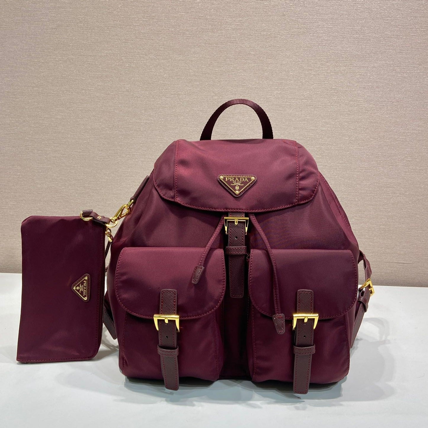 PRA Backpack 32 burgundy nylon fabric 280832 mysite