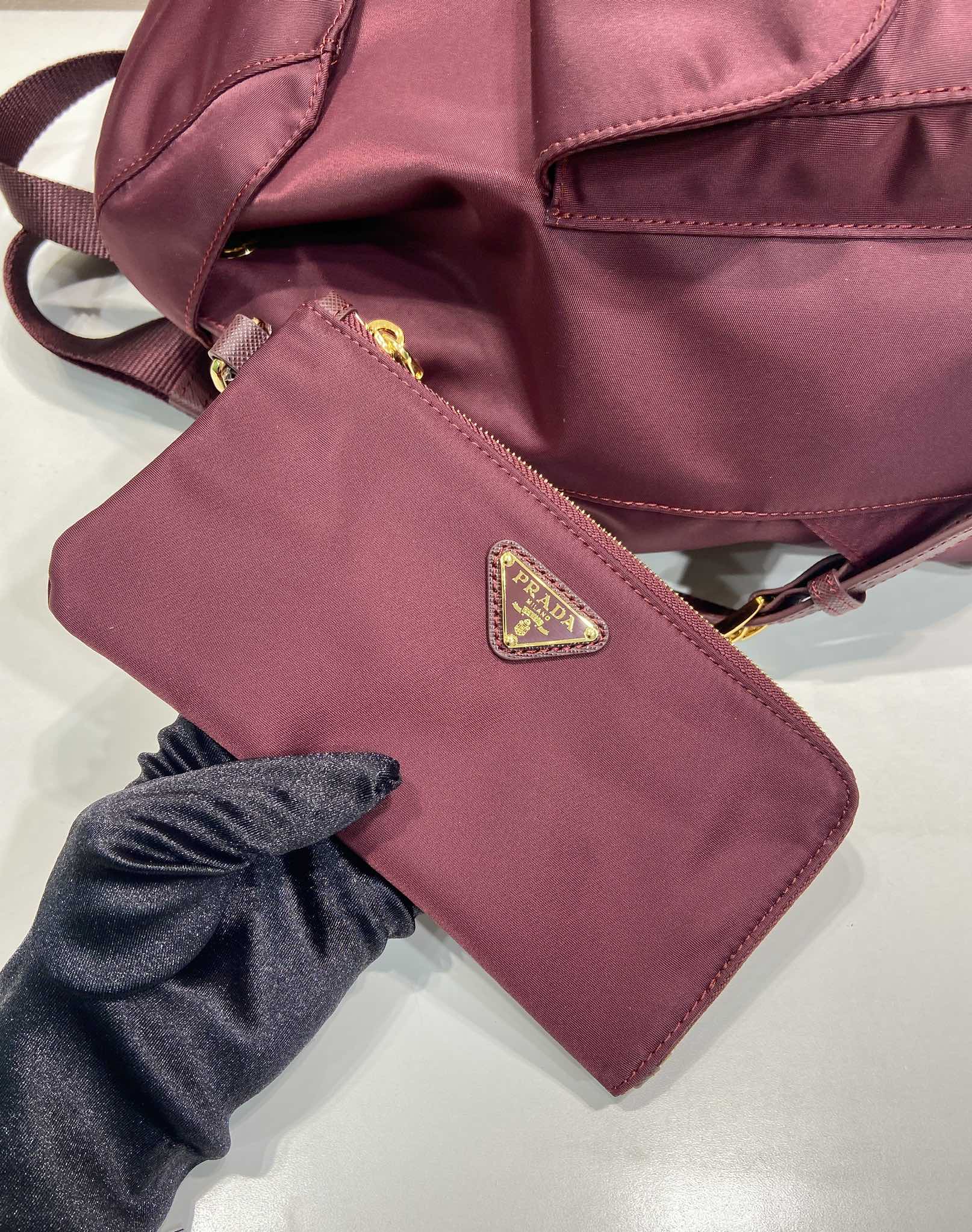 PRA Backpack 32 burgundy nylon fabric 280832 mysite