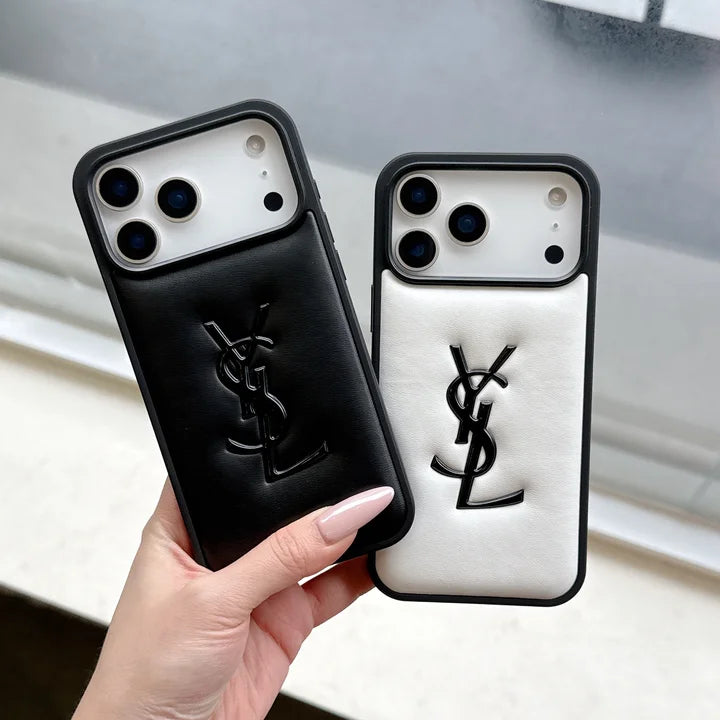 YSL Luxurious Leather Phone Case iPhone 17-12s mysite
