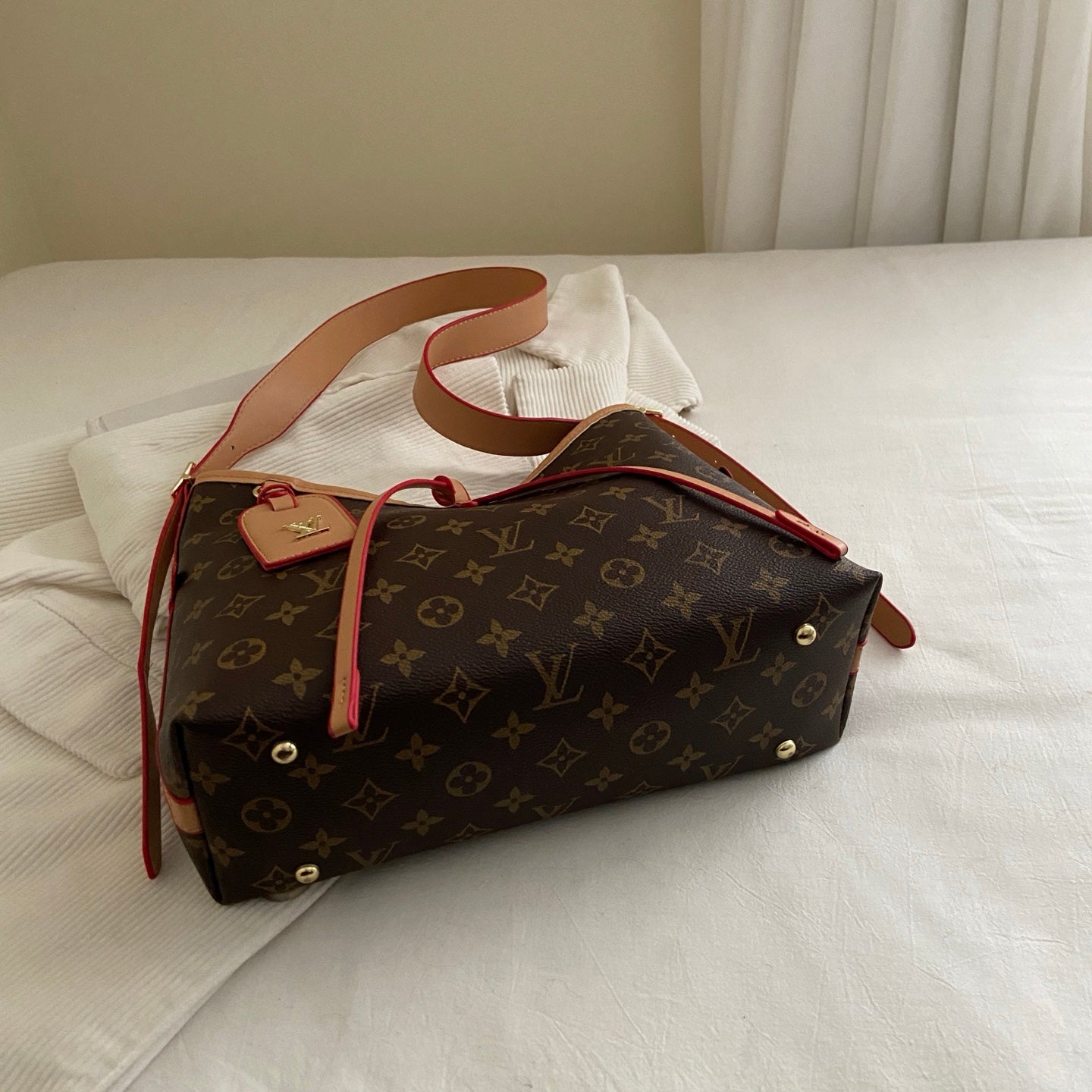 Monogram Cross-Strap Shoulder Bag-1 mysite