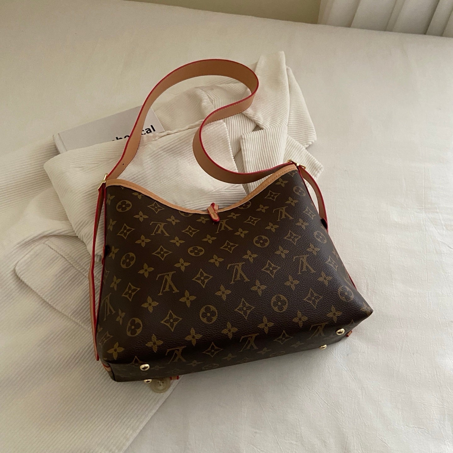 Monogram Cross-Strap Shoulder Bag-1 mysite