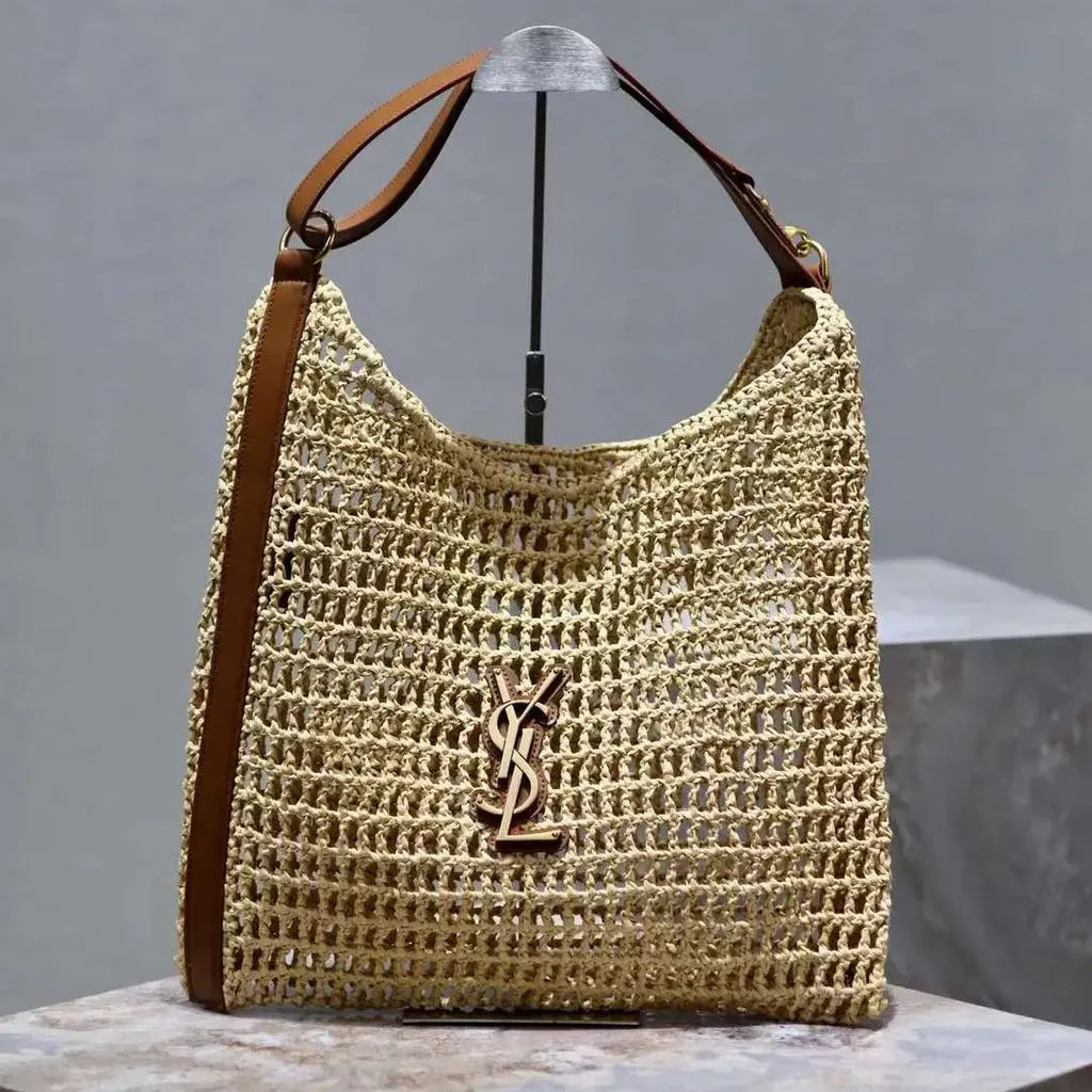SAINT LAURENT YSL Raffia tote Bag mysite