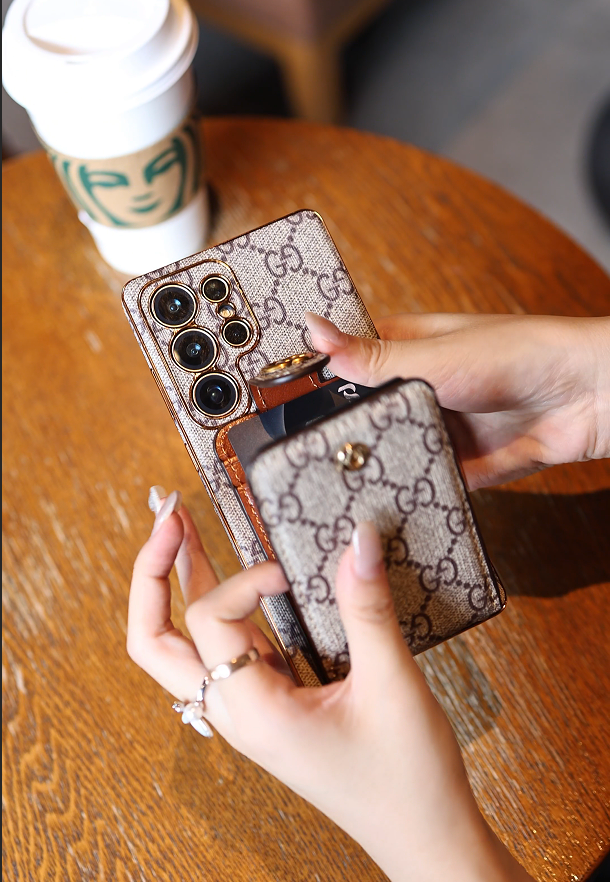Advanced Leather Samsung Phone Case with Wallet and Strap.s mysite