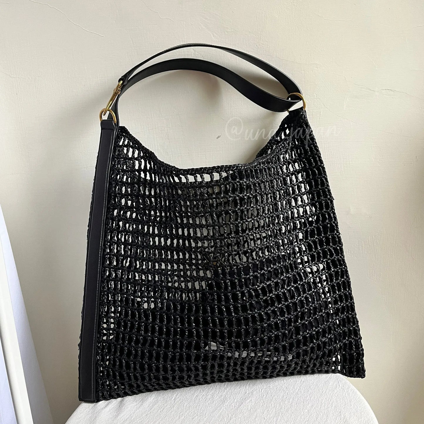 SAINT LAURENT YSL Raffia tote Bag mysite