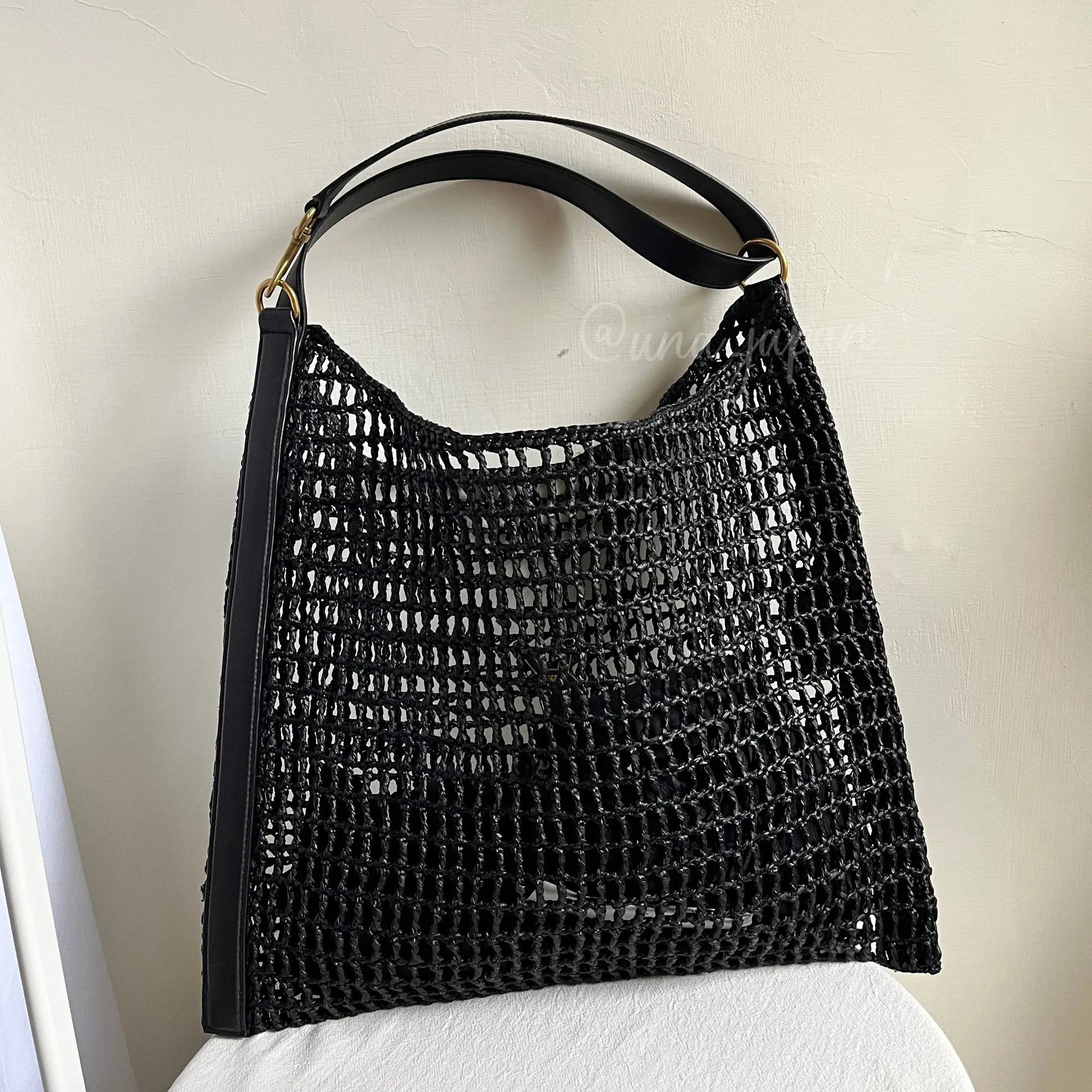 SAINT LAURENT YSL Raffia tote Bag mysite