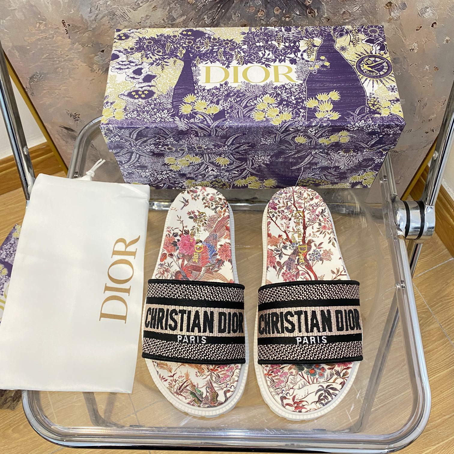 Jacquard Pattern Slippers-1 mysite