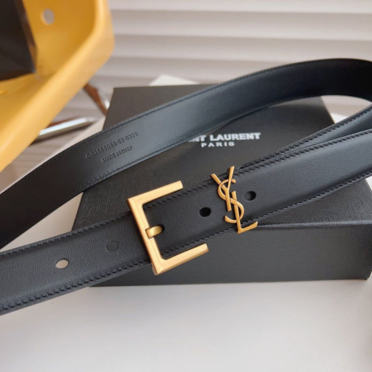 Leather Square Buckle Belt Women's Belts mysite