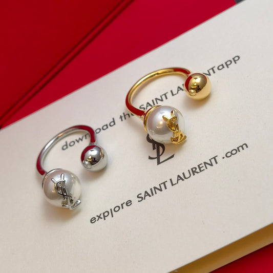 Pearl Fashion Open Rings-s mysite