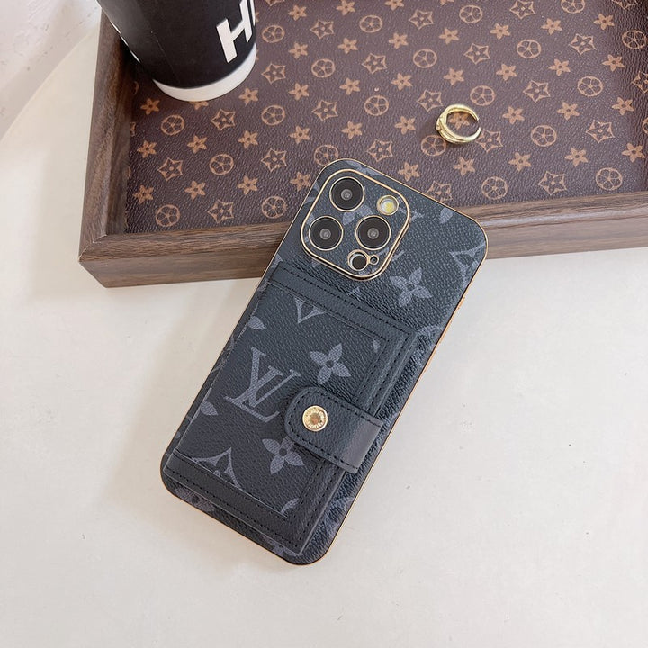 Luxury Classic Color Card Bag Apple iPhone Cases mysite