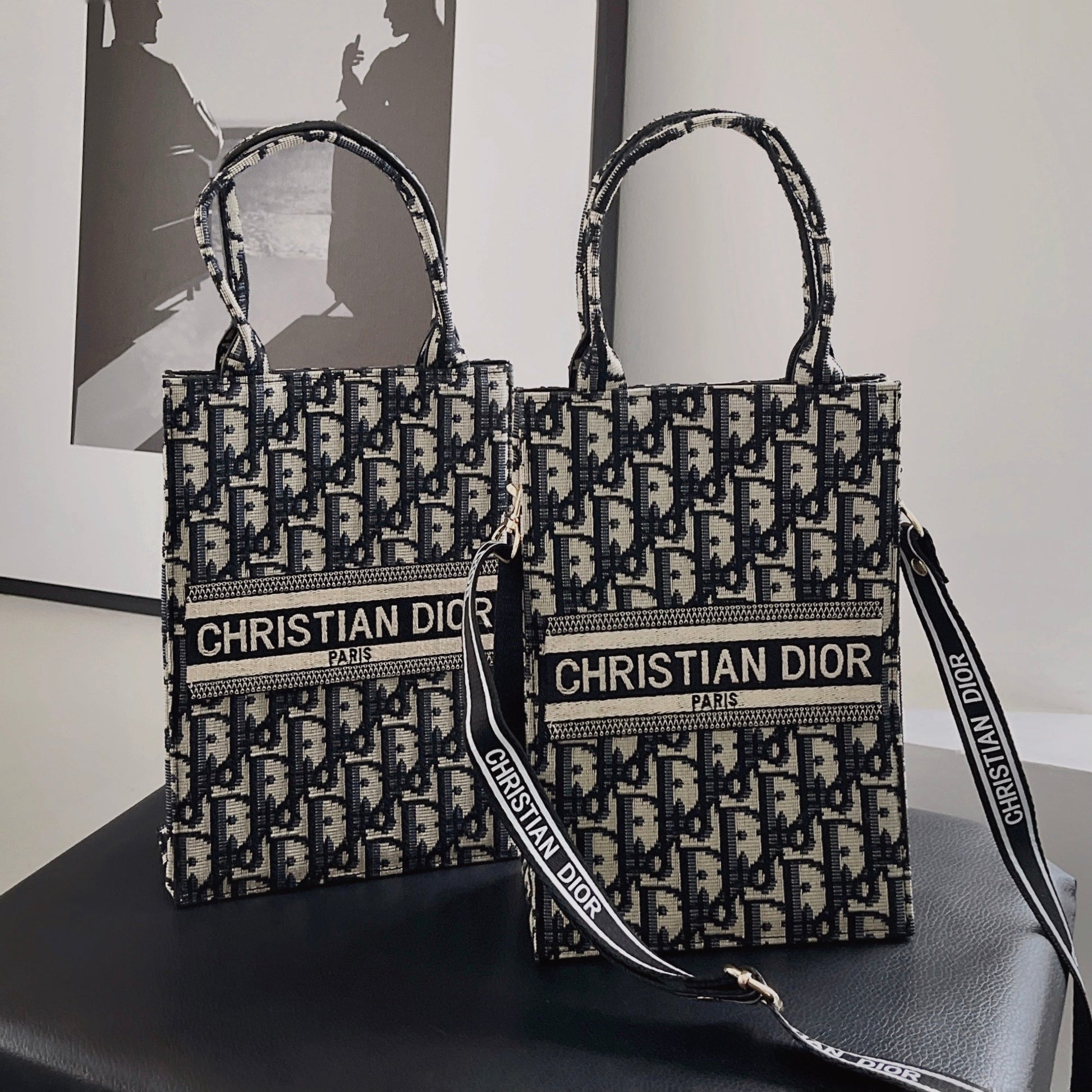 Classic Tote Bag With Crossbody Strap-1-2 mysite