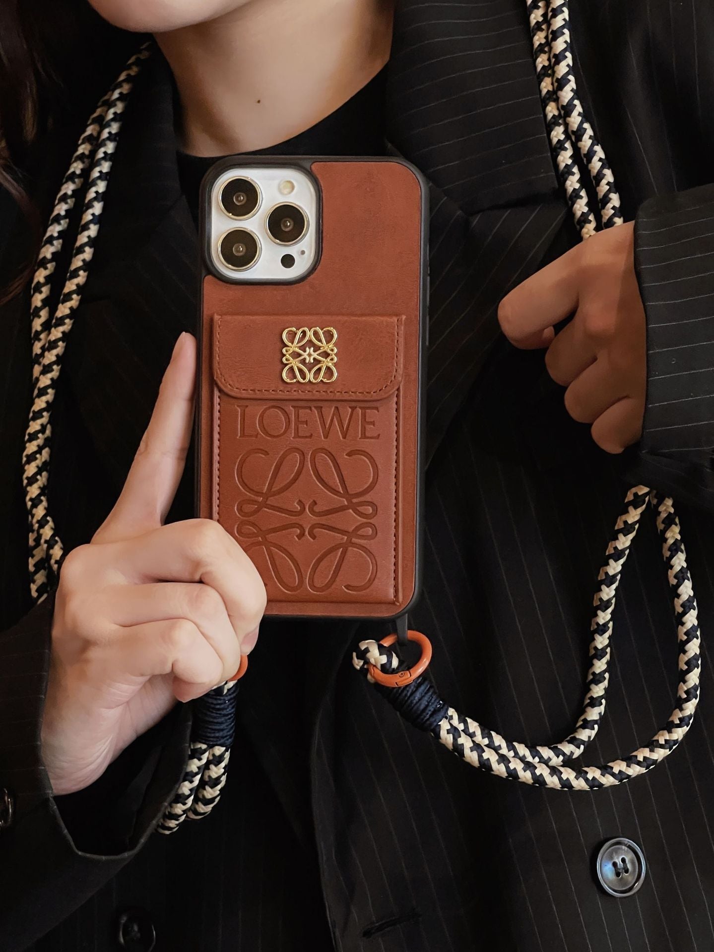 Loe Card Holder Leather iPhone Case1 mysite