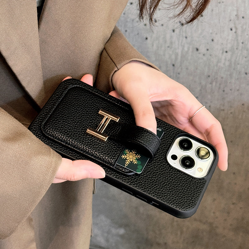 H Card Holder Leather iPhone Case1 mysite
