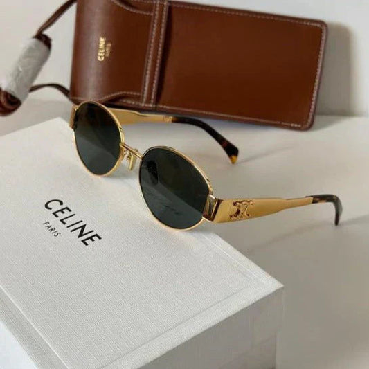 Oval-frametone METAL SUNGLASSESs mysite