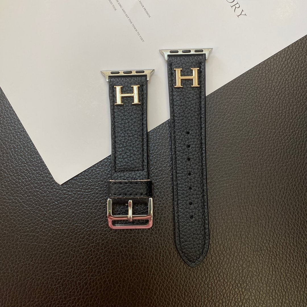 Genuine Pattern Leather Apple Watch Straps-1 mysite