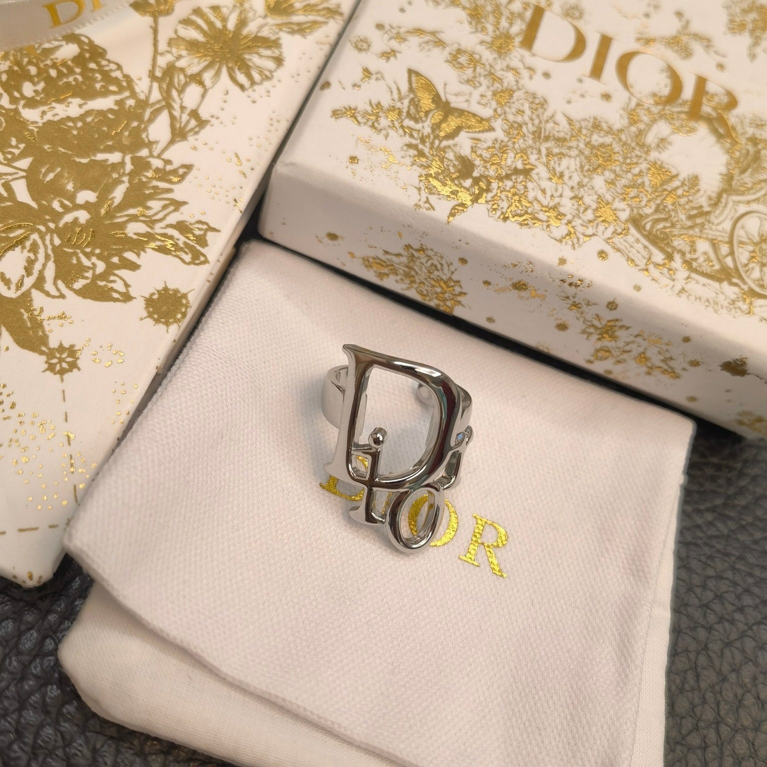 Hollow Lettering Open Rings-s mysite