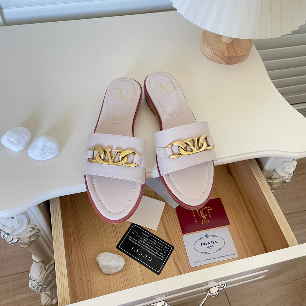 Logo Chain Flat Slides mysite