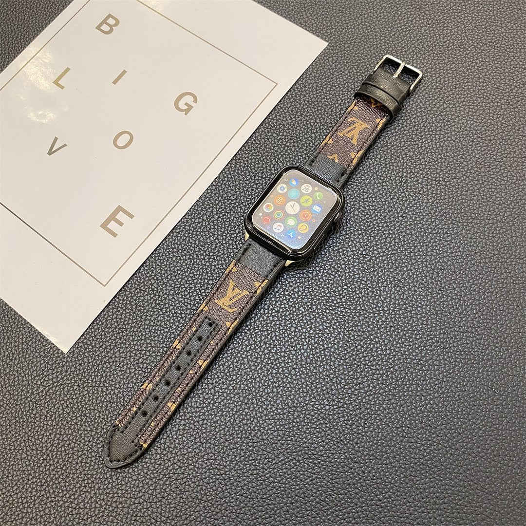 APPLE WATCH STRAP STITCHING MONOGRAM LEATHERs-1 mysite