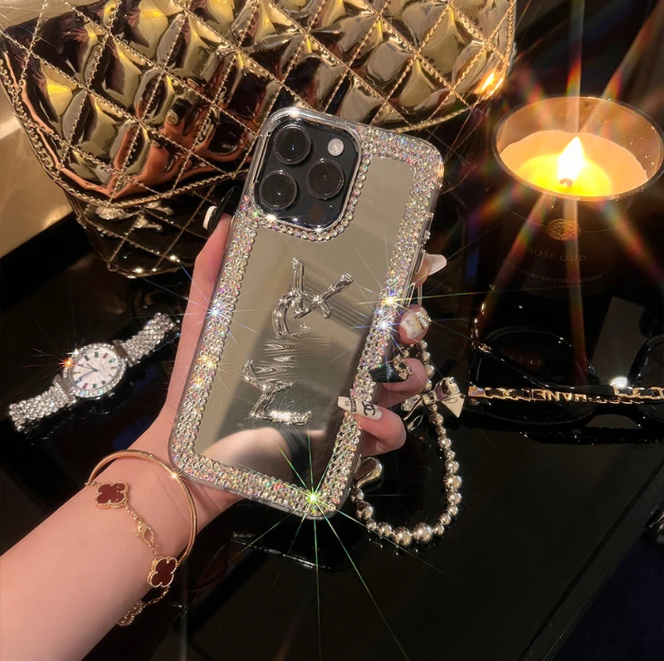 Glamorous Beauty Mirror iPhone Case – Makeup & Style On the Go!1 mysite