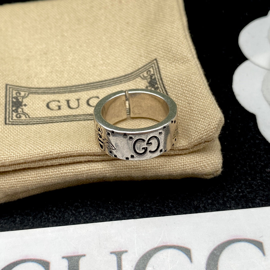 Vintage Bee Series Open Rings-s mysite