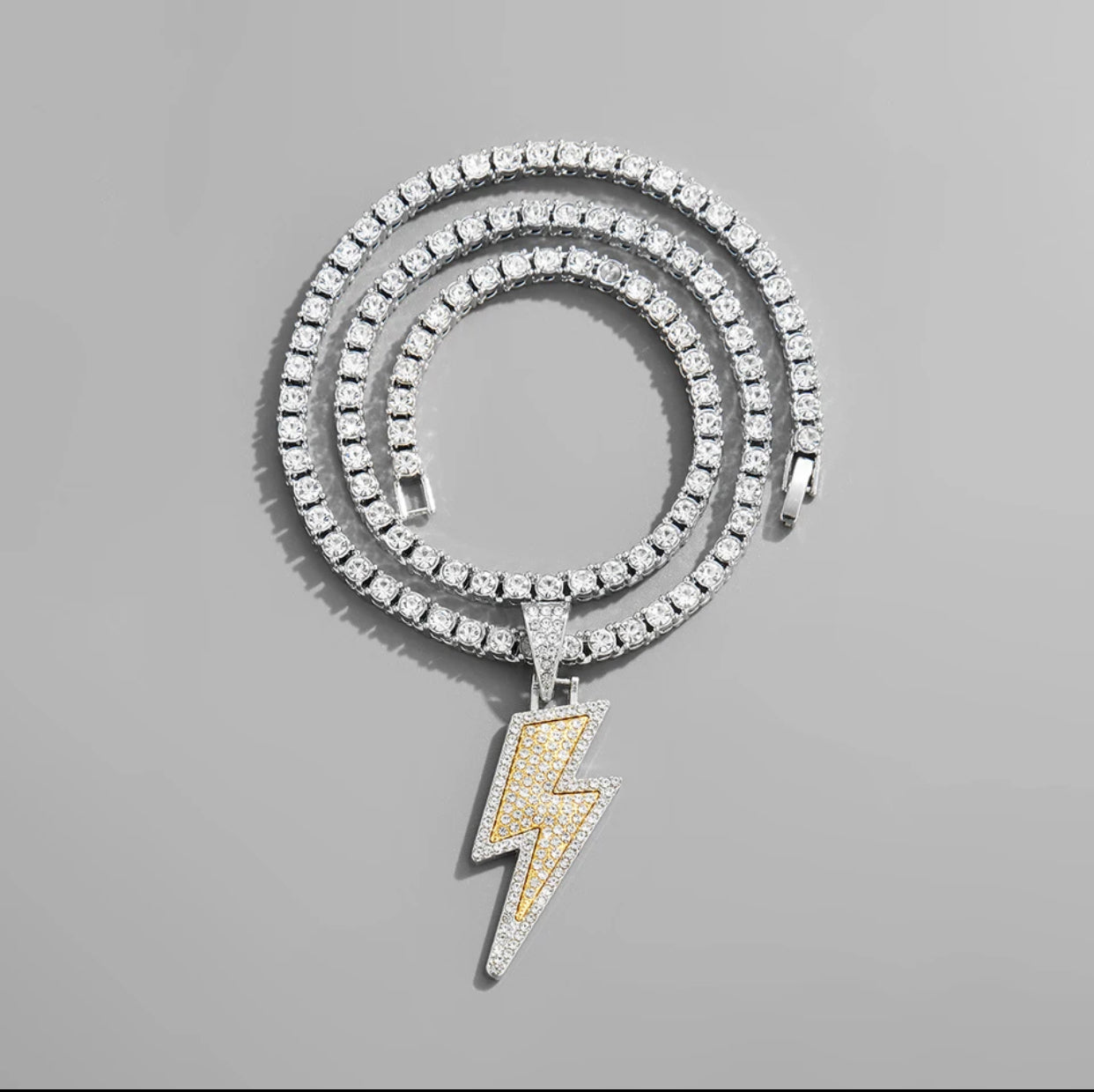 Crystal Charm lightning Necklace mysite