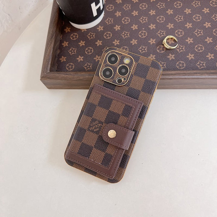 Luxury Classic Color Card Bag Apple iPhone Cases mysite