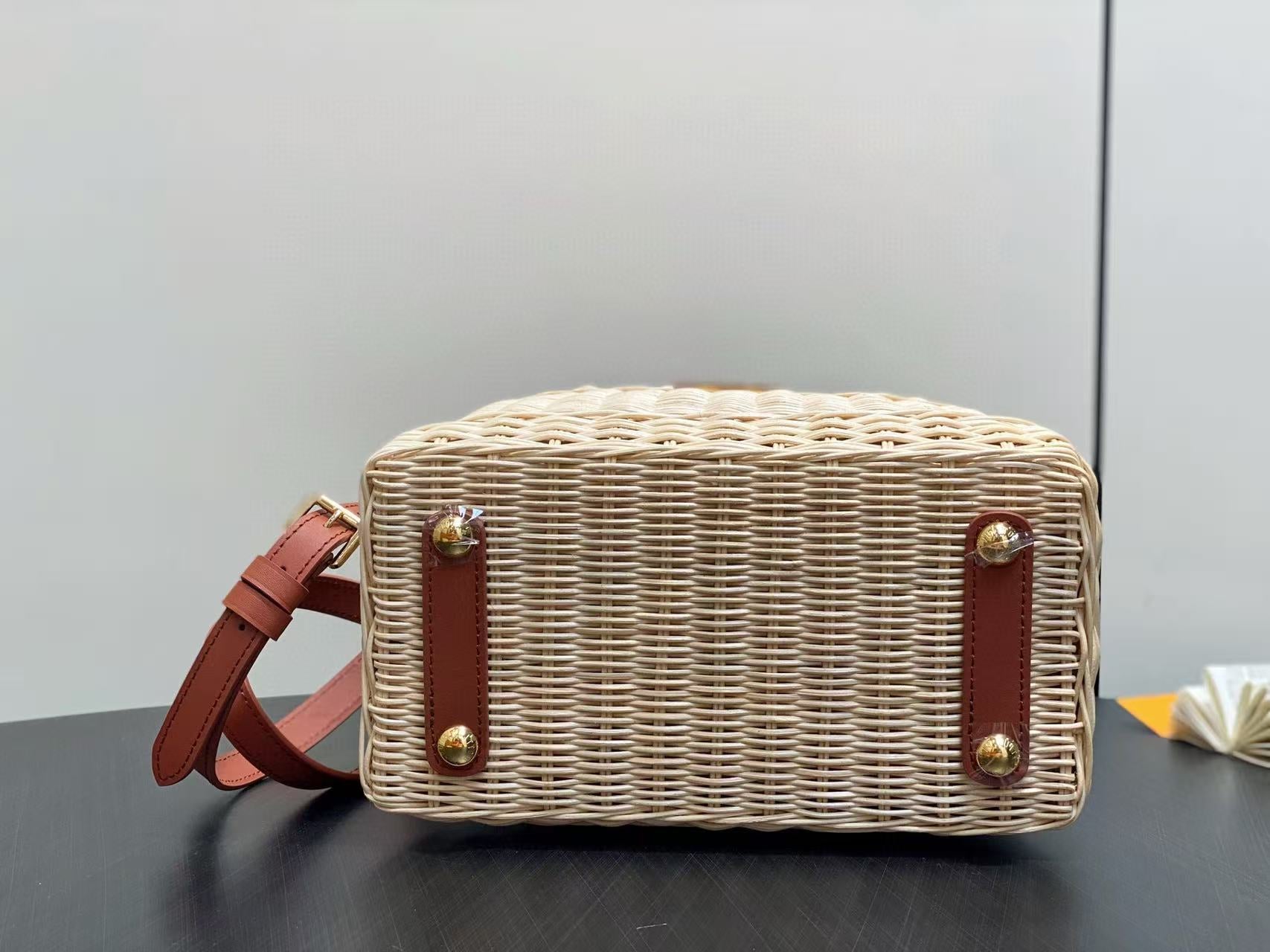 LV Capucines BB Top Handle Tan Cowhide & Rattan HW mysite