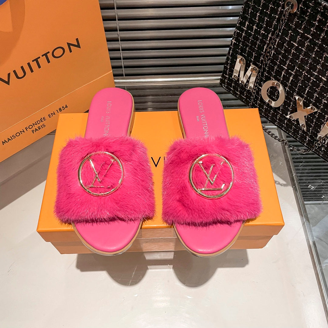 Fur Lock It Sandals-1 mysite