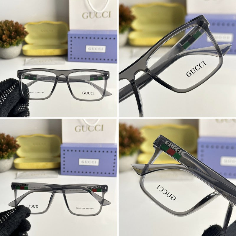 Unisex Fashionable Striped Rim Glasses-s mysite