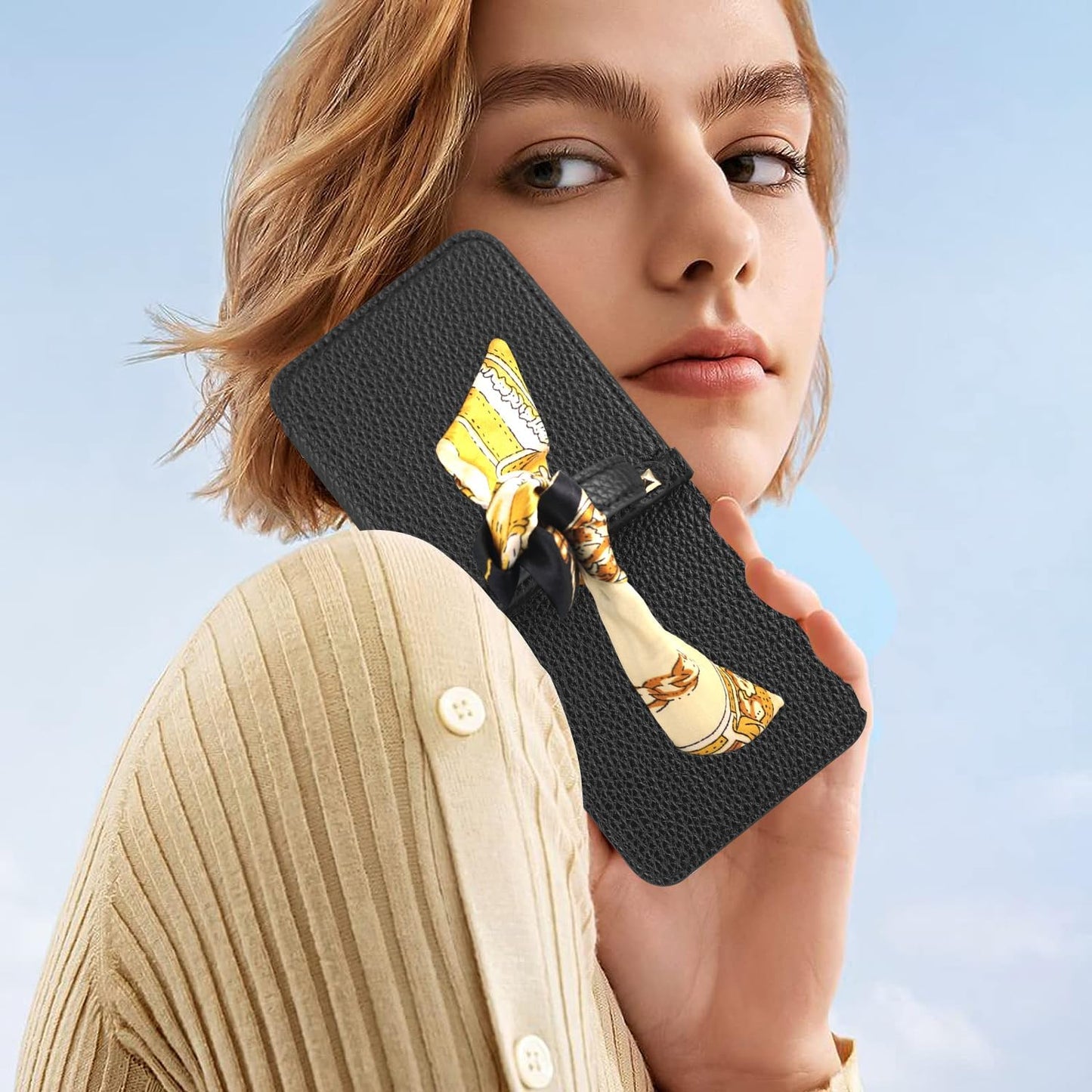 Samsung Luxury Leather Galaxy Z Flip 5/4 Cases mysite