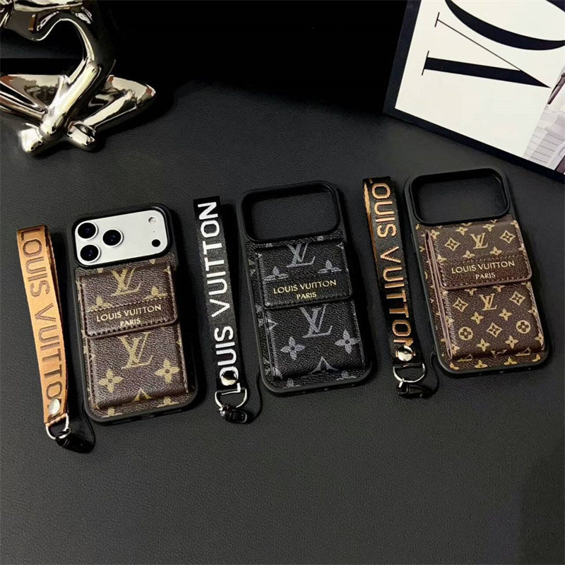Louis Vuitton Phone case  with card slot for iPhone 17/ 16 / 15 / 14s mysite