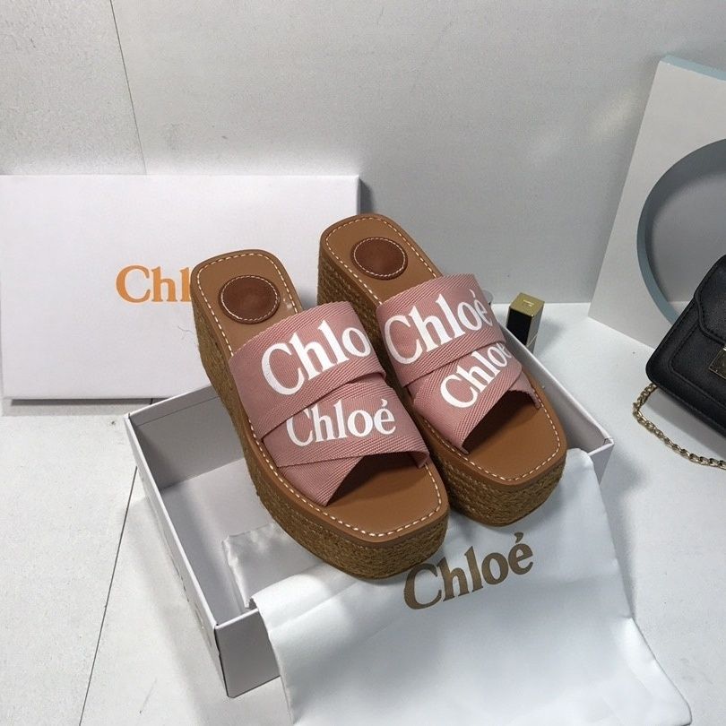 Canvas Woody Platform Sandals mysite