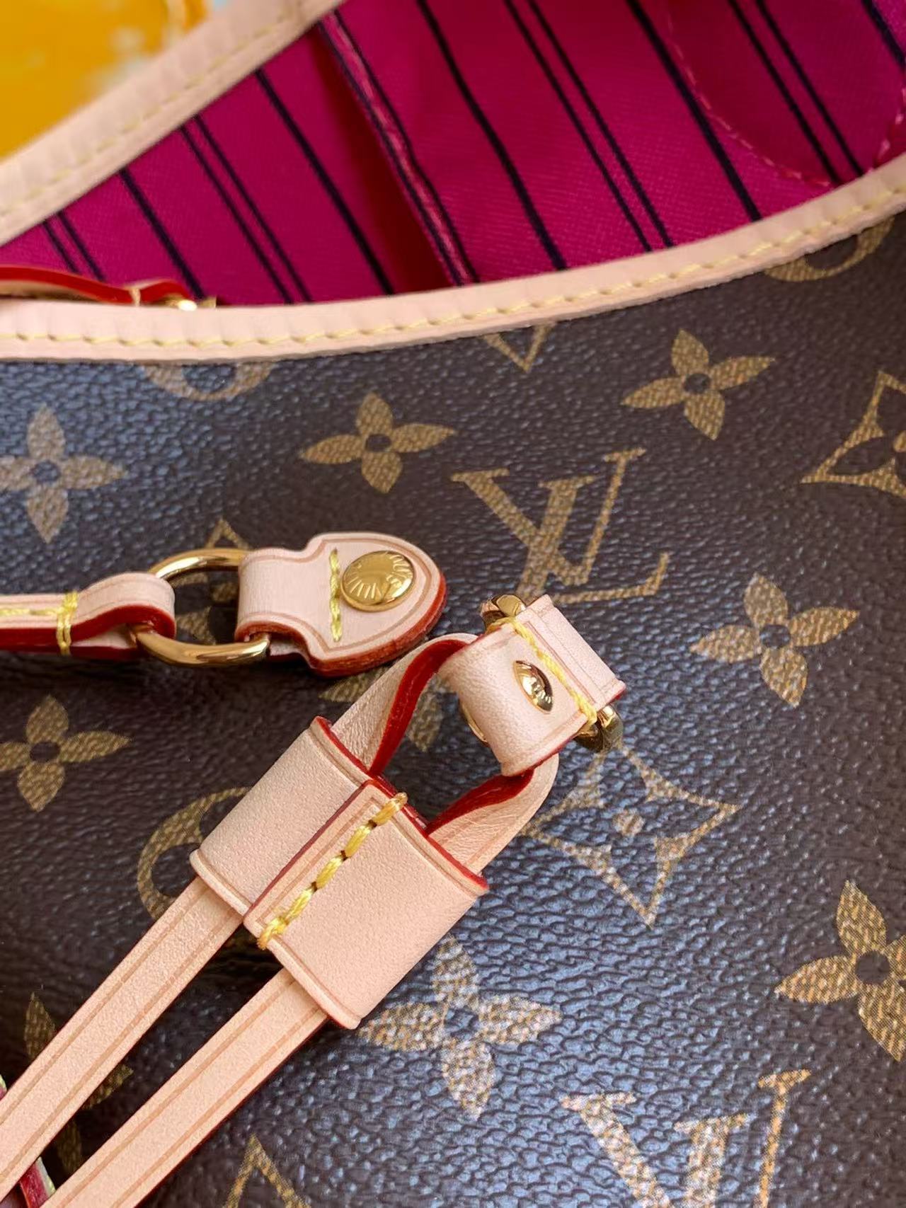 LV Neverfull GM 40cm M41180 Brown Monogram Canvas & Cowhide mysite