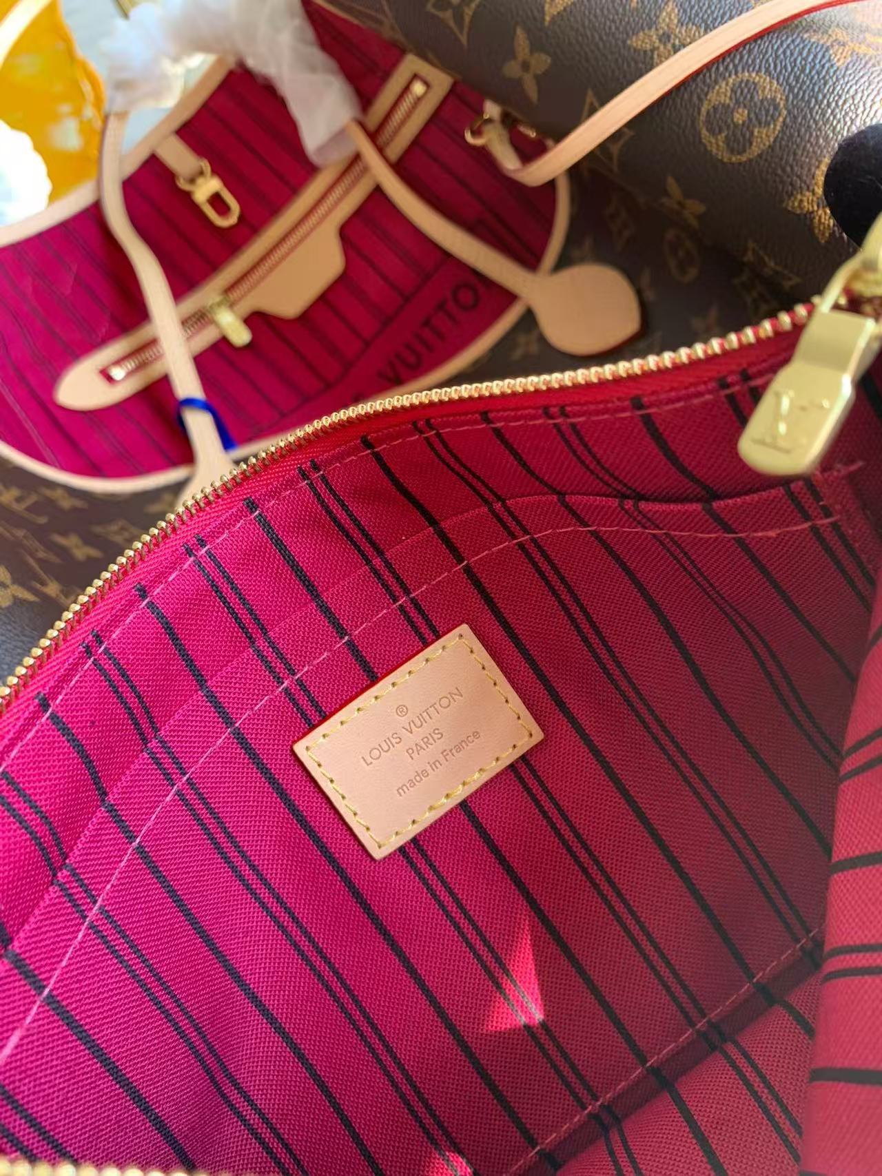 LV Neverfull GM 40cm M41180 Brown Monogram Canvas & Cowhide mysite