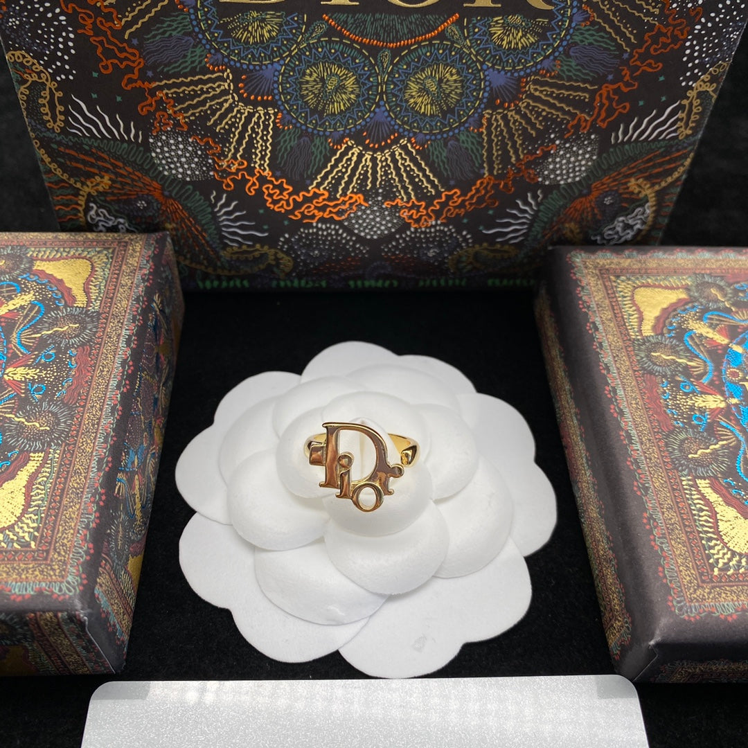 Simple Letter Open Rings-s mysite