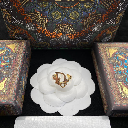 Simple Letter Open Rings-s mysite